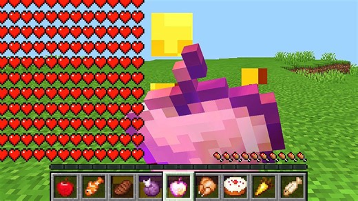 Unlock infinite hearts and dominate this extreme Minecraft eating challenge