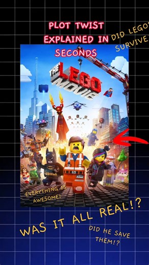 Plot Twist Explained | Animations | The LEGO Movie (2014) Movie #Shorts #movieexplained #movietwist