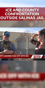 California County Official CONFRONTS ICE Outside Jail! #ICE #California #LamontTyson