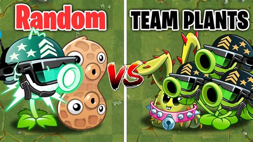 PvZ 2 挑战——20 组植物队（满级）使用 5 次能量豆 VS 100 个桶头僵尸队伍