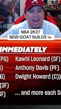 NBA 2K27 ALL NEW GOAT BUILDS 🐐 LEBRON , JORDAN , KOBE WILT BUILDS #nba2k27 #2k27 #gameplay