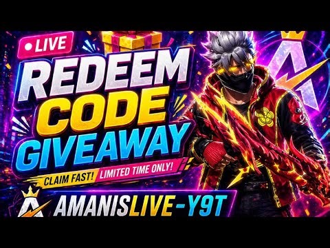 🔴LIVE FREE FIRE CUSTOM ROOM || FF LIVE REDEEM CODE & DIAMOND GIVEAWAY🎁#FREEFIRE #FFLIVE