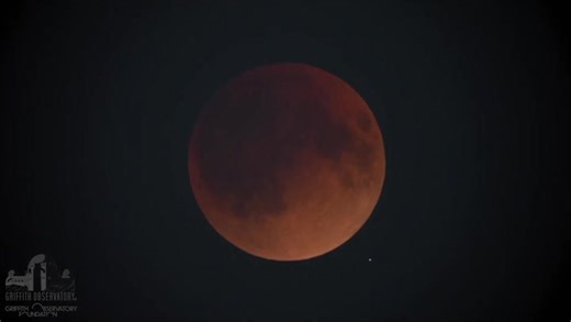 Amazing super flower blood moon eclipse time-lapse