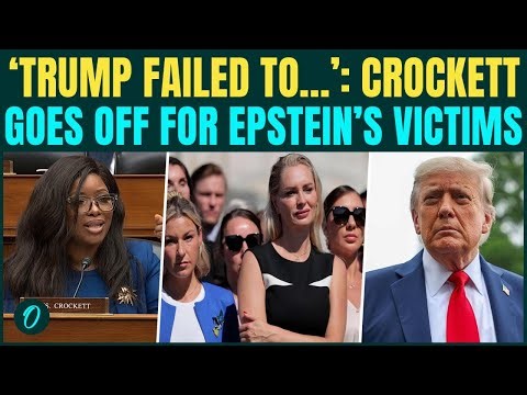 ‘Epstein’s P*d*ph*l* Ring…’: Jasmine Crockett JABS Trump Over Justice For Epstein’s Survivors | U.S.