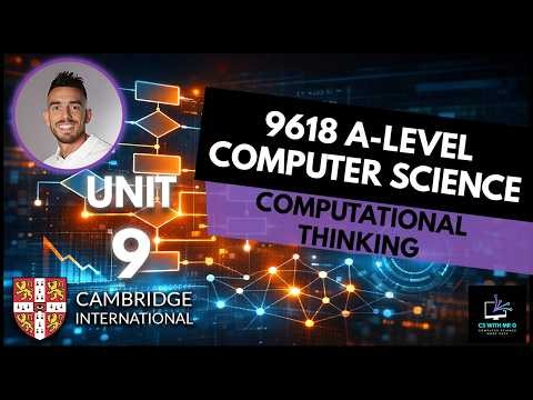 9618 AS Level Computer Science | Unit 9 Lesson 1: Computational Thinking | Abstraction Decomposition