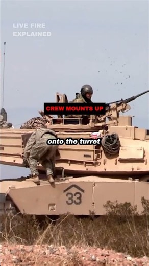 One Abrams Shot and the Desert Jumps
