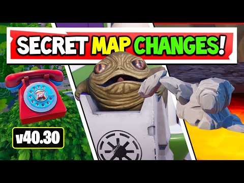 Every NEW Map Change in Fortnite v40.30 Star Wars Update!