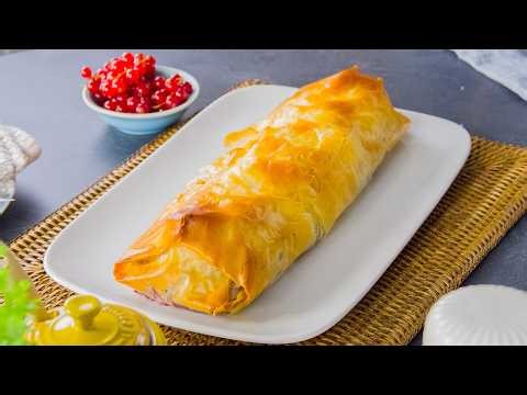 Fácil, delicioso y perfecto para las fiestas: Strudel de col lombarda