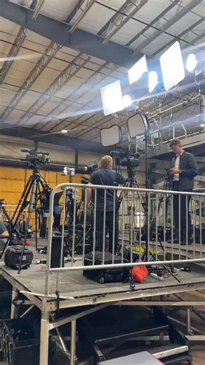 KAKE News on X: "Preps for Vice President JD Vance's rally in Topeka today. Link in bio. #KAKEnews 📸 Wyatt Glosson/KAKE" / X