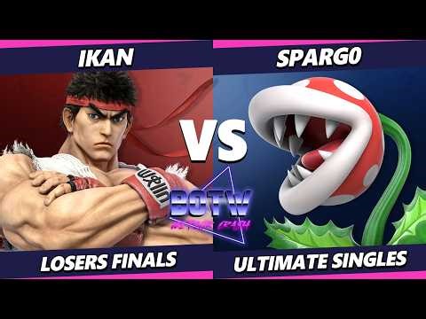 Best of the West IV LOSERS FINALS - Spargo (Cloud, Piranha Plant) Vs. Ikan (Ryu) Smash Ultimate