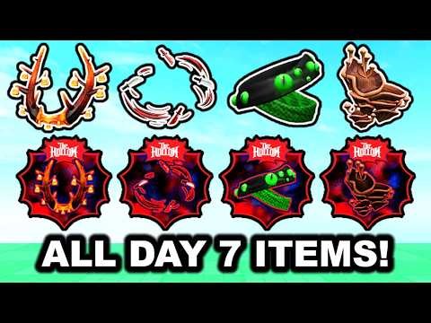 [EVENT] How To Get ALL DAY 7 FREE ITEMS | The Hollow Roblox