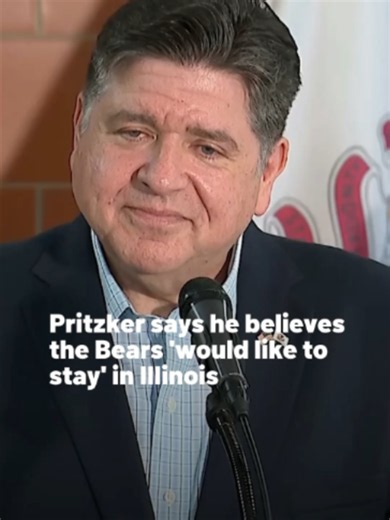 At a Thursday news conference, Bears CEO Kevin Warren confirmed the team is focusing on Indiana, rather than Illinois, as it considers plans for a new stadium. Asked whether the Bears have given up on Illinois, Gov. J.B. Pritzker said he still believes the team would prefer to remain in the state. #pritzker #chicagobears #stadium #hammond #indiana #illinois