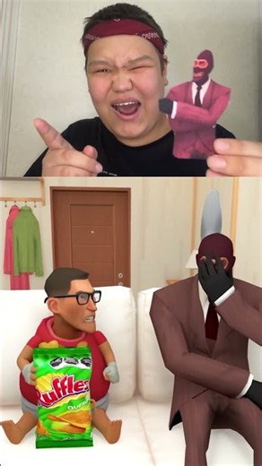 MIRA REACT Don't Take Cute Diaper Scout's Chips 😇 #tf2 #animation #memes