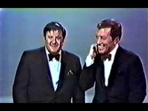 THE ANDY WILLIAMS SHOW 1966 - Host Andy Williams with legendary comedian Buddy Hackett