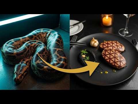 Inside the Snake Meat Factory – (Full Process) How Python Is Processed for Fine Dining