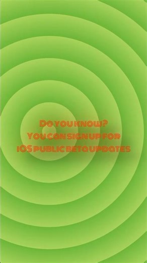 How to sign up for iOS public beta updates and download and install them?