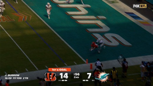 Joe Burrow connects with Mike Gesicki for a touchdown, giving Bengals early lead over Dolphins | NFL Highlights