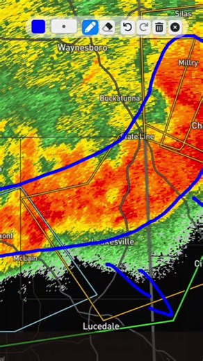SEVERE THUNDERSTORM WARNING ⚠️ Mobile County AL RIGHT NOW – Dangerous Storm Moving Fast!