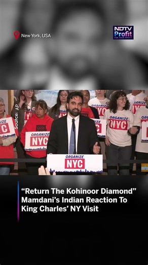 Zohran Mamdani's Indian Response To Reporter On King Charles' New York Visit #viral #shorts