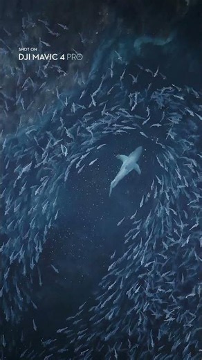 The Shark Didn't Know the Drone Was There | DJI Mavic 4 Pro