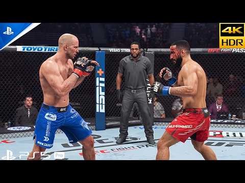 UFC 5 Damage Is TOO REAL! GSP vs. Belal Muhammad Ultra Realistic 4K