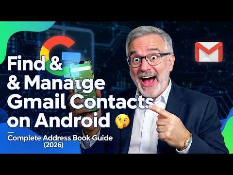 Find & Manage Gmail Contacts on Android 📱 Complete Address Book Guide 2026