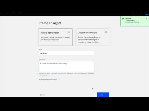 Demo: Turnkey agentic AI with IBM Content-Aware Storage (CAS), MCP, and IBM watsonx Orchestrate.