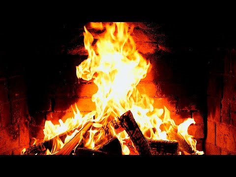 🔥 Fireplace 4K UHD! Fireplace with Crackling Fire Sounds. Fireplace Ambience
