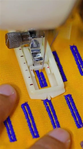 Buttonhole Sewing Setup on Semi Portable Machine #sewingtools #tailor