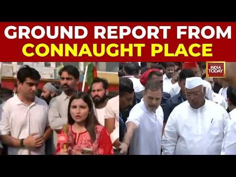Groung Report: INDIA Bloc March To Rajghat Faces Police Standoff | Opposition Protest Against EC