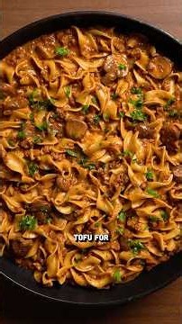 Tofu for Meatheads - Stroganoff