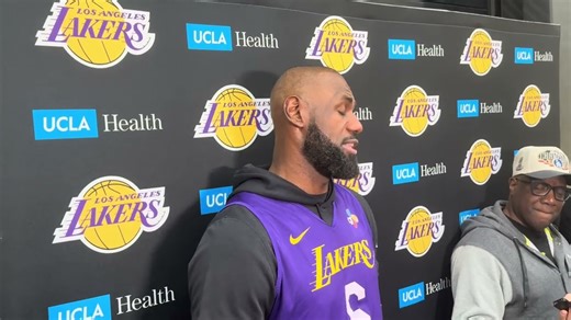 Lakers Practice: LeBron James Talks Matchup With Rockets, Kevin Durant