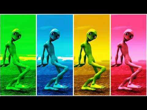 GUESS THE DANCER? 👽 Shadow Challenge | Alien Dance Party 80s Vibe (8 Hours)