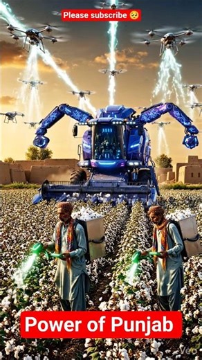 Pakistan’s Future Cotton Farming 😱🇵🇰 | Alien Technology in Punjab Fields 🚜👽