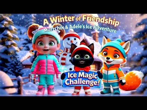 A Winter of Friendship ❄️ | Murrchik & Adele’s Ice Adventure | Ice Magic Challenge!