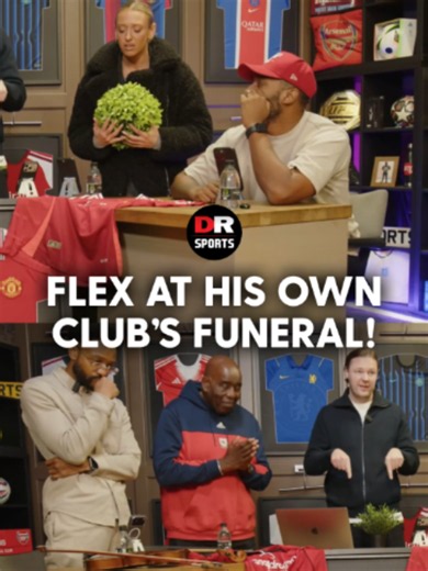 Flex got invited to his own club's funeral! 😭 #WeekendPreview #ManUtd #DRSports