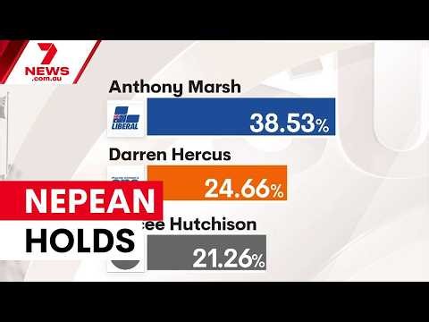 Liberals hold Nepean in tight by-election contest | 7NEWS