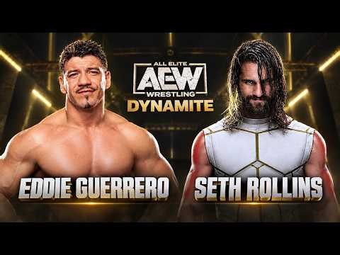 Eddie Guerrero vs Seth Rollins | AEW All Elite Wrestling | Dream Match.