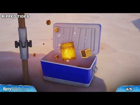 Find all Chaos Cubes in or Around Ripped Tides Locations - Fortnite