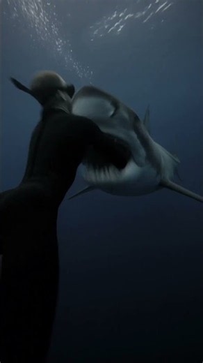 Footage from a shark attack in Florida 2026 #diving #shark #sharkattack