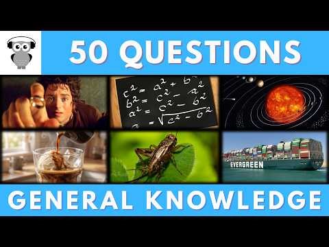 General Knowledge Quiz Trivia | 50 Questions | Do You Know Pub Quiz #quiz #fun #trivia