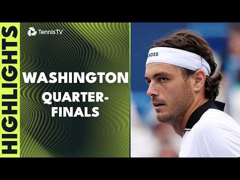 Fritz Faces Michelsen; Jodar & Musetti Clash | Washington 2026 Quarter-Final Highlights
