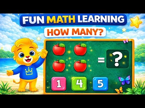 Easy Math for Kids | Count & Learn | Nursery Learning 👶📚