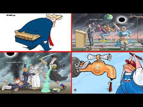 Today’s Craziest American Political Cartoons | Trump Satire, Viral Comedy & Comics