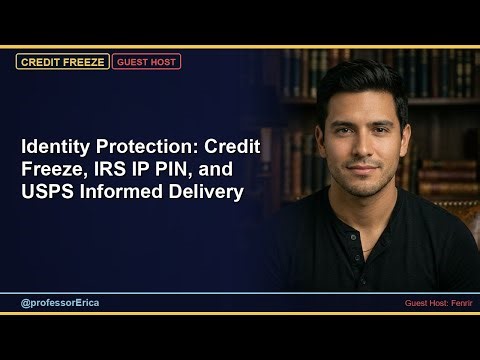 Identity Protection: Credit Freeze, IRS IP PIN, and USPS Informed Delivery