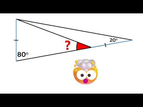 Can you solve for the angle? Surprising outside the box solution!