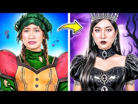 Poor Girl Extreme Makeover To Become Dark Princess At The Ball!