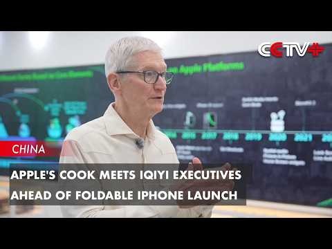 Apple's Cook Meets iQIYI Executives Ahead of Foldable iPhone Launch