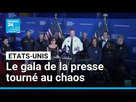 "A terre!" Comment le gala de la presse à Washington a tourné au chaos • FRANCE 24