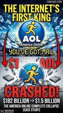 AOL: From Internet King to $1.5 Billion Sale | The $182B Merger That Failed